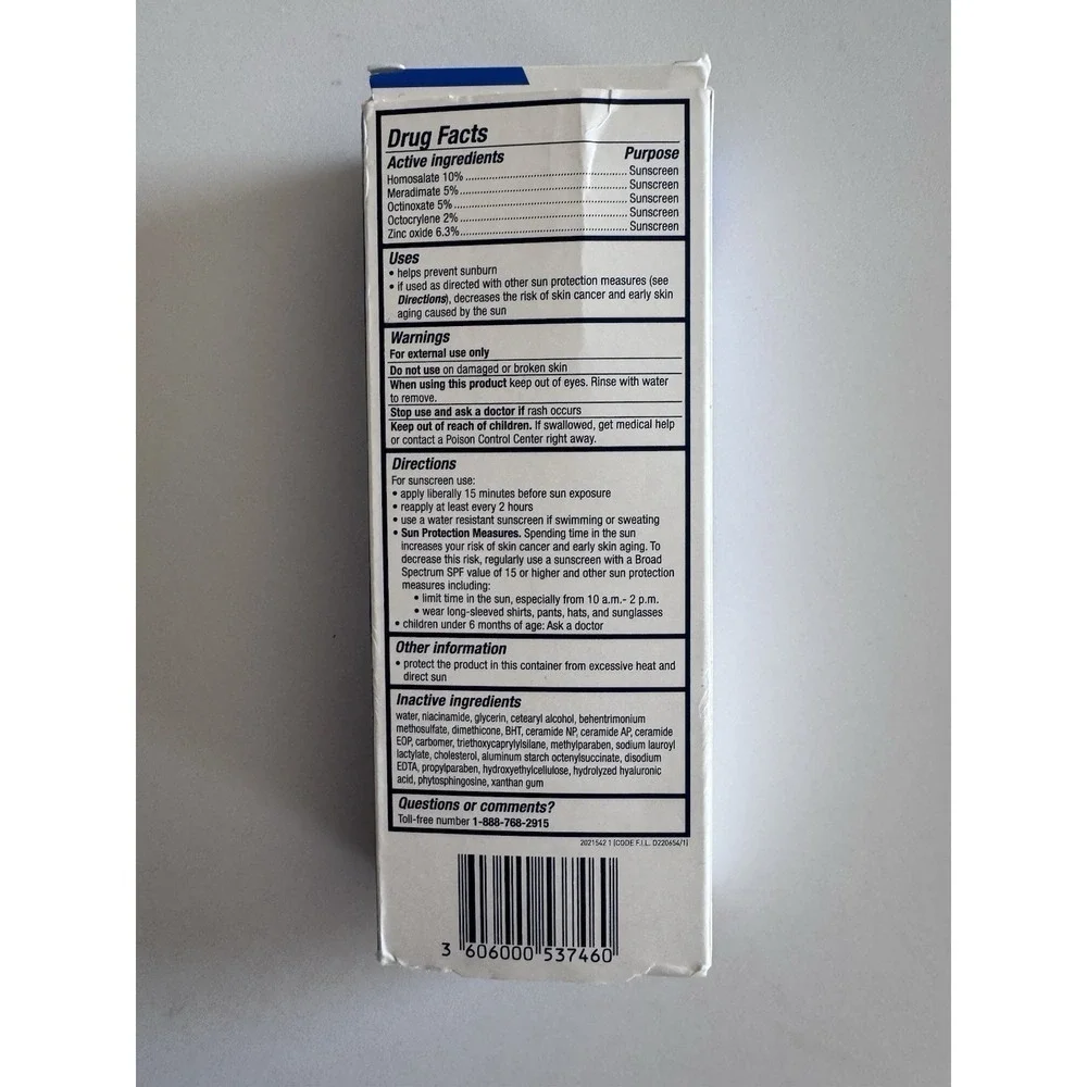CeraVe AM Facial Moisturizing Lotion with Sunscreen SPF 30 Oil-Free 3fl.oz *NEW*